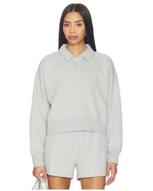 Beyond Yoga Luxefleece Collared Sweatshirt - White