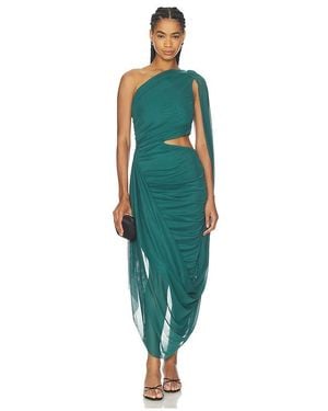 Curaae by Elliatt Cleo One Shoulder Midi Dress - Green