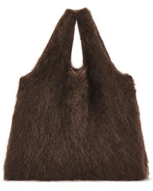 Lisa Yang Bolso De Mano Cepillado Oma En Color Marrón Talla