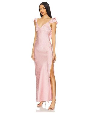 MORE TO COME Becky Ruffle Maxi Dress - White
