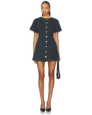 SNDY'S Tilla Denim Mini Dress - Blue