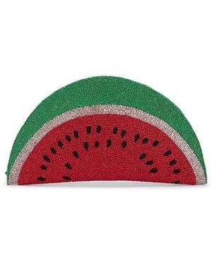 Simon Miller Clutch Beaded Lune - Rot
