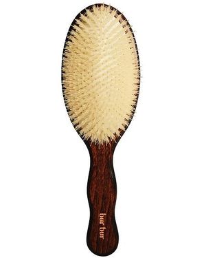 Bur Bur El Cepillo De Sirena Esencial De Cerdas De Jabalí The Mermaid Brush Essential Boar Bristle Brush En Color Belleza: Na Talla - Blanco