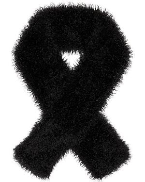 Lamarque Haris Faux Fur Scarf - Black