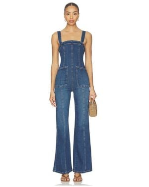 Free People X We The Free Suns Out Bootcut Jumpsuit - Blue