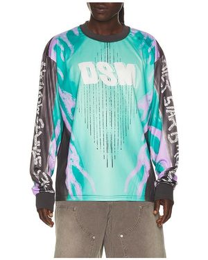 DIET STARTS MONDAY Mx Flame Jersey - Blue