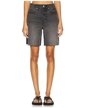 Pistola Kaylee High Rise Pinched Loose Short - Blue