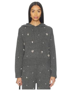 Jonathan Simkhai Verzierter Kapuzenpullover Karmen - Schwarz