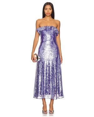 AMUR Midi-Kleid Braelynn - Weiß