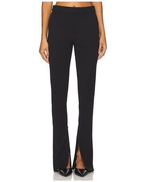 SER.O.YA High-Waisted Skinny Crepe Trousers - Black