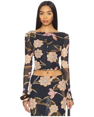Agua Bendita X Revolve Liana Top - Black