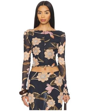 Agua Bendita X Revolve Liana Top - Black