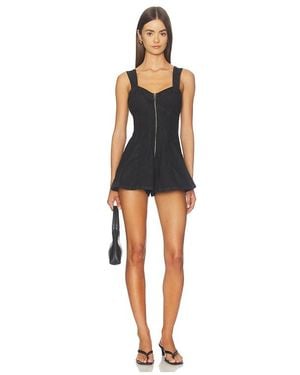 Free People X We The Free Delancey Flare Romper - Black