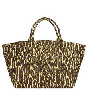 Ganni Xxl Easy Shopper Printed Gradient Leo Bag - Multicolour