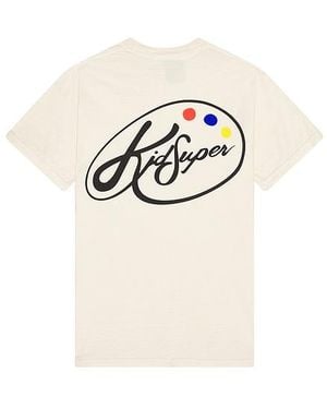 Kidsuper Paint Palette Tシャツ - ナチュラル