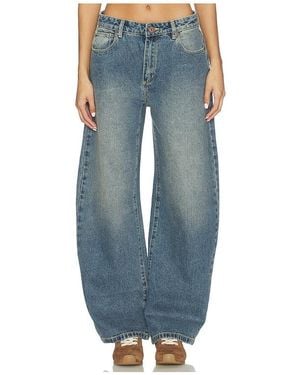 A.Brand 95 Barrel Jeans en Blue - Bleu