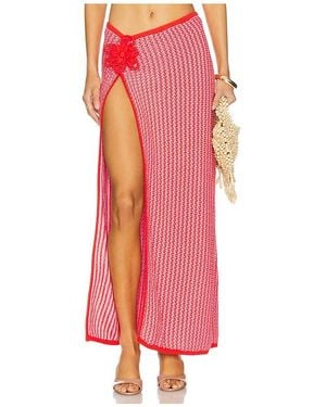 Devon Windsor Magnolia Skirt - Red