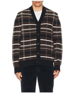 Barbour GILET KANE en Brown - Noir