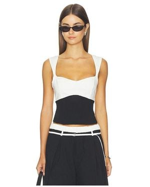SOVERE Britta Bodice Top - Black