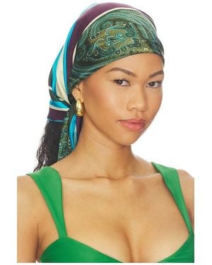 ALÉMAIS Joni Silk Scarf - Blue