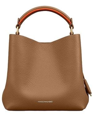 MAISON de SABR The Mini Bucket Bag - Brown