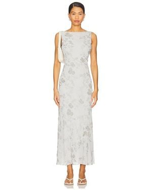 Stone Cold Fox X Revolve Blaire Embroidered Maxi Dress - White
