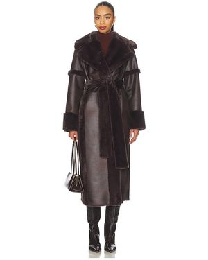 Tularosa Abrigo Jackie En Color Marrón Talla (También En Xxs, Xs) - Negro