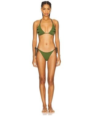 Nii HAI Uniform Bikini Set - Green
