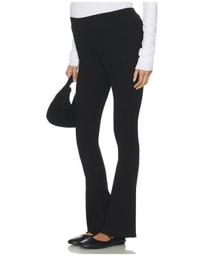 BUMPSUIT Cozy Knit Flare Pant - Black