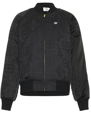 adidas Originals トラックトッププルオーバー - ブラック