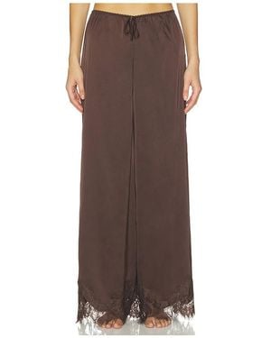KAT THE LABEL Olivia Pant - Brown