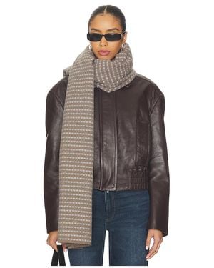 Rag & Bone Joni Waffle Scarf - Brown