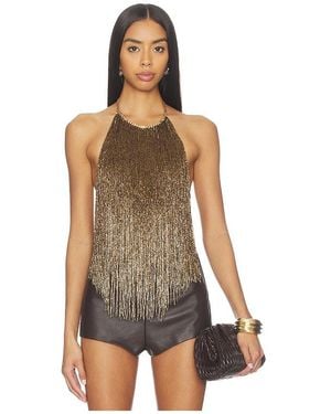retroféte Sable Fringe Top - Multicolour