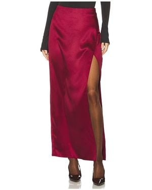 Line & Dot Falda Allina En Talla (También En S, M) - Rojo