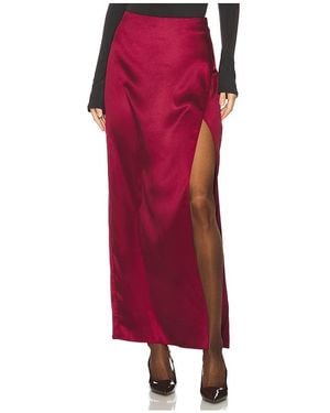 Line & Dot Allina Skirt - Red