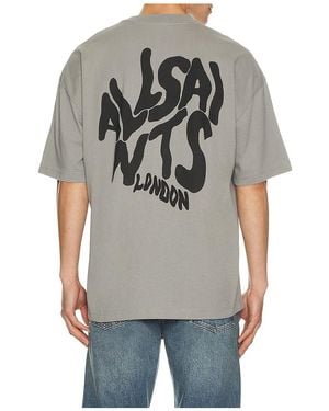 AllSaints Orlando Crew Tee - Grey