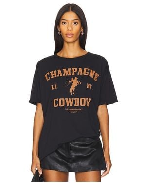 The Laundry Room Camiseta Champagne Cowboy Oversized En Color Negro Talla (También En M, S, Xs)