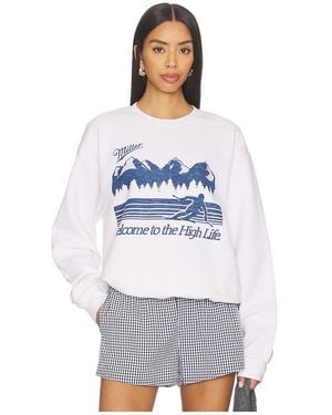 Junk Food Miller Welcome To The High Life Sweatshirt - White