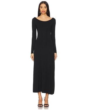 Rohe Off Shoulder Knitted Dress - Black