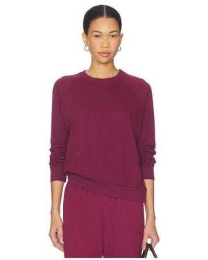 PERFECTWHITETEE Alexi French Terry Sweatshirt - Red