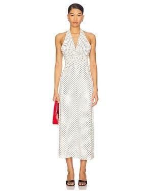 With Jean Maude Dress - White