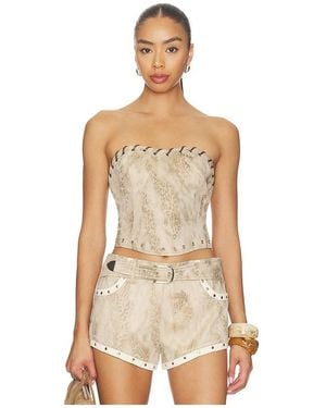 BY.DYLN Juno Corset Top - Natural
