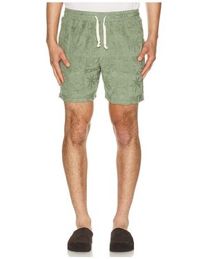 Marine Layer Rico Terry Resort Short - Green
