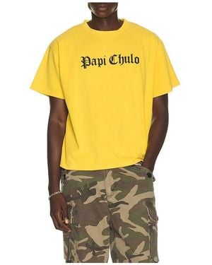 Second/Layer Papi Chulo Tee - Yellow