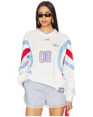 YELLOW THE LABEL Serotonin Hockey Jersey - White