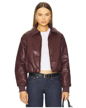 SNDY'S Thorne Bomber Jacket - Purple