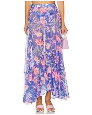 PATBO Falda Maxi Amaryllis En Color Royal Talla (También En M, S, Xl, Xs) - Morado