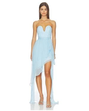 Amanda Uprichard Maxikleid Aurelia - Blau