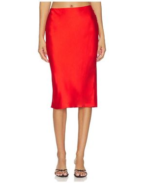 Lovers + Friends Zoe Midi Skirt - Red
