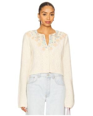 Free People Pixie Cardi - White